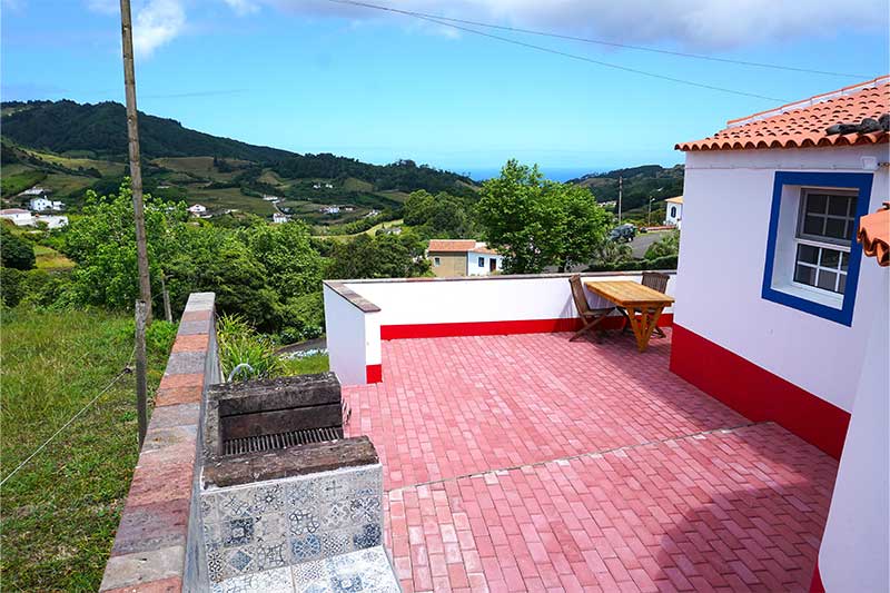 Ferienhaus Casa Alegre, Azoren |Terrasse